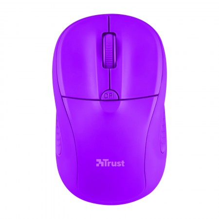 Trust Primo vezeték nélküli optikai egér neon lila (21924)