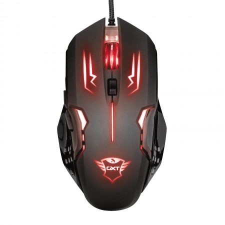 Trust GXT 108 Rava optikai Gaming egér fekete USB (22090)