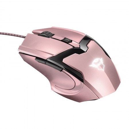 Trust GXT 101P Gav optikai Gaming egér rózsaszín USB (23093)