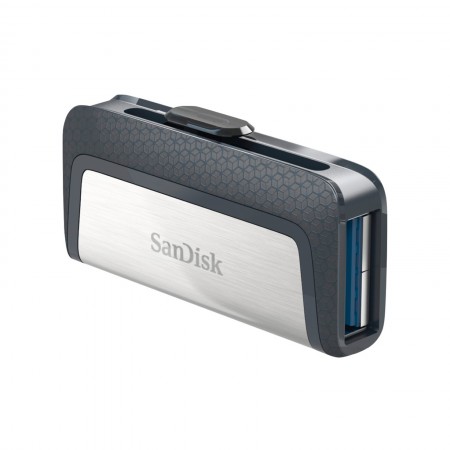 Sandisk Ultra Dual Drive pendrive TYPE-C, USB 3.1 fekete - 128GB (173339)