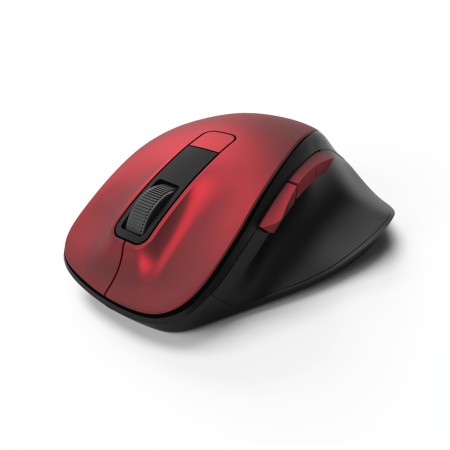 Hama MW-500 vezeték nélküli, csendes optikai egér piros