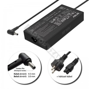 Asus 20V 6A (120W) 4.5x3.0mm center-pin, gy&aacute;ri &uacute;j t&ouml;ltő