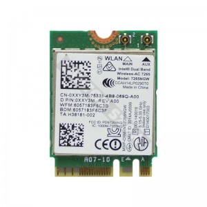 Intel Dual Band 7265NGW haszn&aacute;lt PCI-e (802.11AC) + Bluetooth 4.2 Wifi k&aacute;rtya 