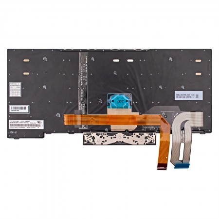 01YN445 gyári új svéd fekete - ezüst háttérvilágításos laptop billentyűzet