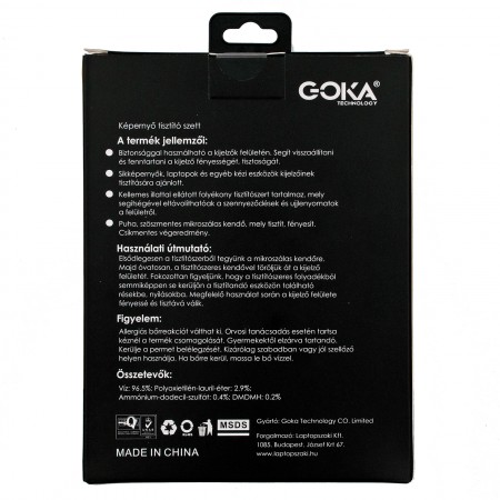 GoKa prémium laptop tisztító készlet – 8. kép