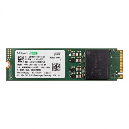 SK hynix BC501 512GB M.2 2280 PCIe NVMe használt SSD (HFM512GDJTNG-8310A)