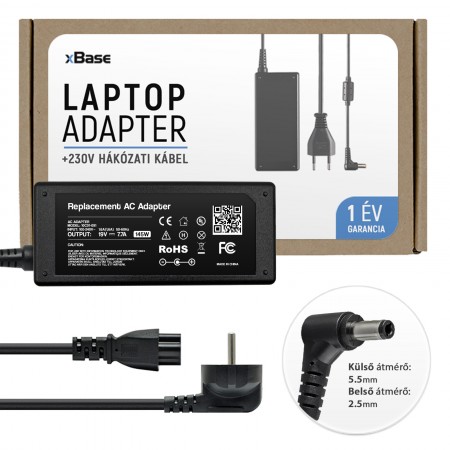 Asus 19V 7.7A (145W) utángyártott új töltő