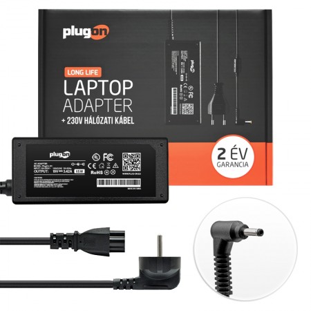 Acer 19V 3.42A (65W) 3.0x1.1mm töltő