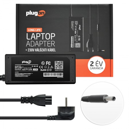 Dell 19.5V 6.67A (130W) 4.5x3.0mm töltő