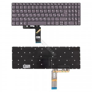 5CB0R28224 haszn&aacute;lt magyar sz&uuml;rke laptop billentyűzet, keret n&eacute;lk&uuml;l