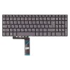 5CB0R28224 gyári új, magyar szürke laptop billentyűzet, keret nélkül