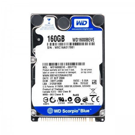 WD WD1600BEVE 160GB IDE 2,5