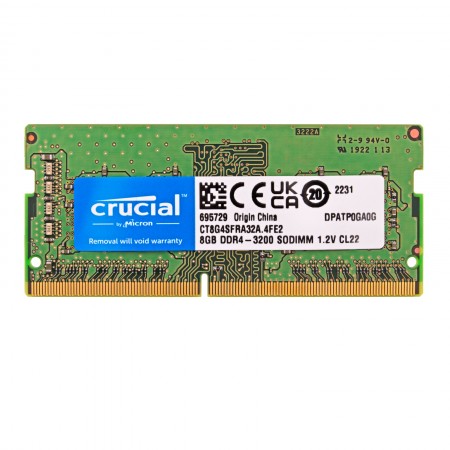 Crucial 8GB DDR4 3200MHz gyári új laptop memória (CT8G4SFRA32A)