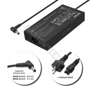 Asus 20V 12A (240W) 6.0x3.7mm center-pin, gy&aacute;ri &uacute;j t&ouml;ltő