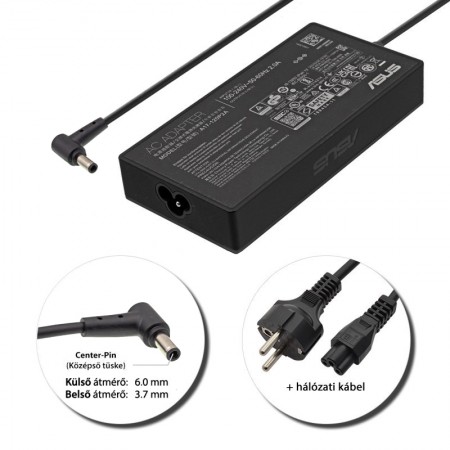 Asus 20V 10A (200W) 6.0x3.7mm center-pin, gyári új töltő