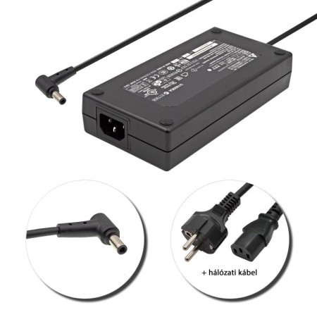 Asus 19.5V 11.8A (230W) 6.0x3.7mm center-pin, gyári új töltő