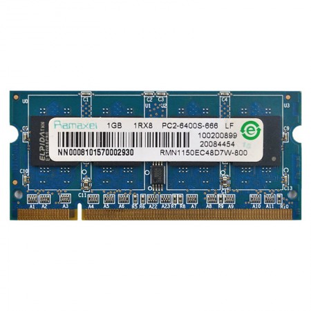 Ramaxel 1GB DDR2 800 MHz használt notebook memória