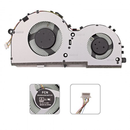 5F10S13887 gyári új laptop hűtés, ventilátor pár