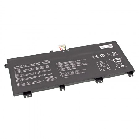 B41N1711 15.2V 4150mAh 63Wh akkumulátor (Rövidebb kábelhossz)