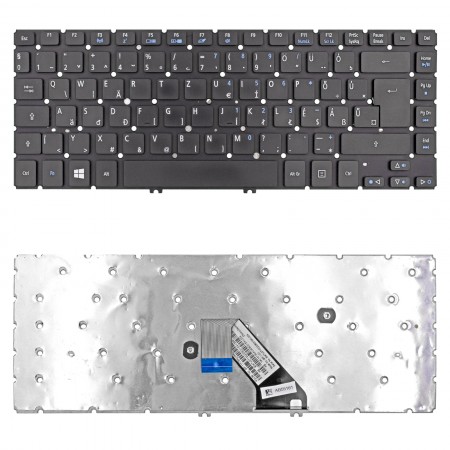 MP-11F76HU-4424 használt, fekete magyar laptop billentyűzet