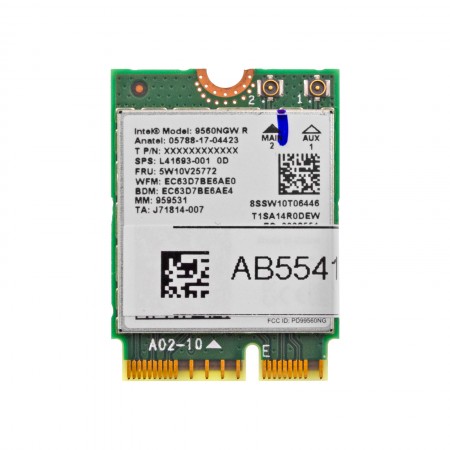 Intel 9560NGW használt PCI-e (802.11AC) + Bluetooth 5.1 Wifi kártya