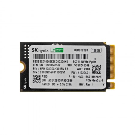Hynix 128GB m.2 PCIe NVMe használt SSD (HFM128GD3HX015N)