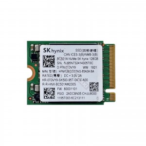 Hynix 128GB m.2 PCIe 2230 NVMe haszn&aacute;lt SSD (HFM128GDGTNG-85A0A)