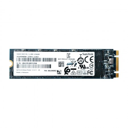 SanDisk 256GB M.2 2280 használt SSD (SD9SN8W-256G)