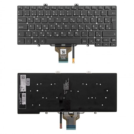 W03TN gyári új magyar háttérvilágításos laptop billentyűzet, keret nélkül