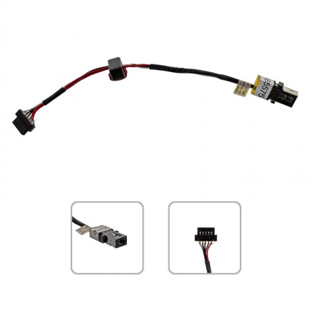 50.SHFN4.002 használt DC tápcsatlakozó + kábel