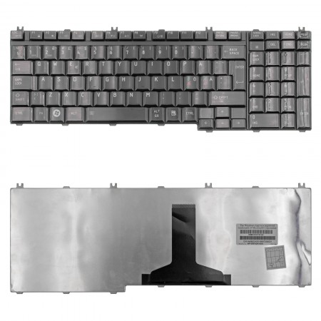 NSK-THK0Q gyári új fekete norvég billentyűzet