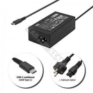 Lenovo 20V 5A / 15V 3A / 9V 3A / 5V 3A (100W) USB-C (Type-C) gy&aacute;ri &uacute;j t&ouml;ltő
