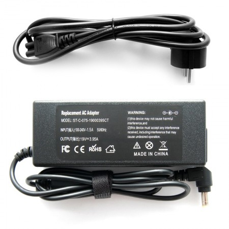 Toshiba 19V 3.95A (75W) használt, utángyártott töltő