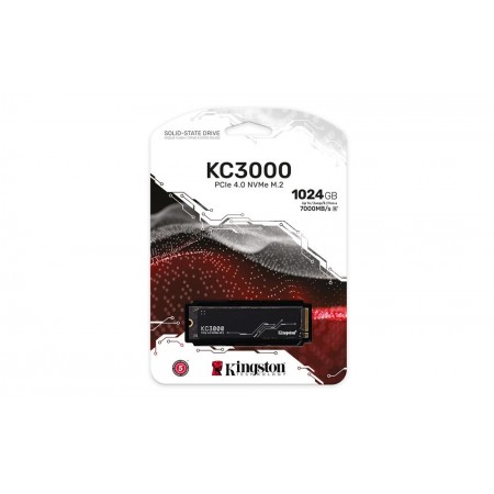 Kingston 1TB M.2 2280 M.2 (NVMe) SSD (SKC3000S/1024G)