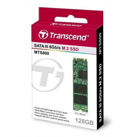 Transcend MTS800 128GB M.2 2280 M.2 (SATA) SSD (TS128GMTS800)