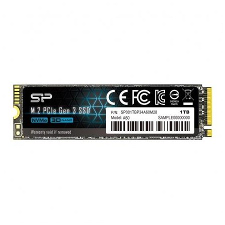 Silicon Power P34A60 1TB M.2 2280 M.2 (NVMe) SSD (SP001TBP34A60M28)