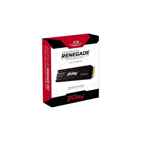 Kingston Fury Renegade 2TB M.2 2280 M.2 (NVMe) SSD meghajtó hűtőbordával (SFYRDK/2000G)