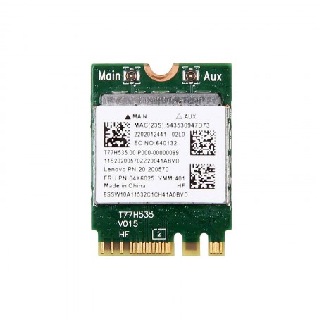 Realtek RTL8723BE használt PCI-e (802.11bgn) + Bluetooth 4.0 Wifi kártya