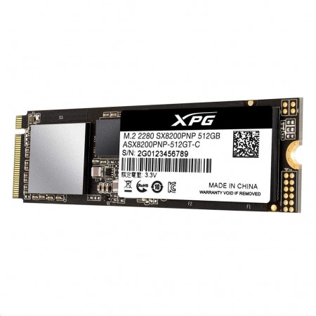 ADATA SX8200 Pro XPG 512GB M.2 2280 M.2 (NVMe) SSD (ASX8200PNP-512GT-C)