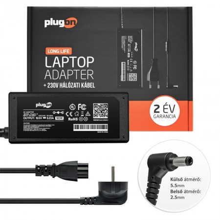 Asus 19.5V 9.23A (180W) 2.5mm töltő