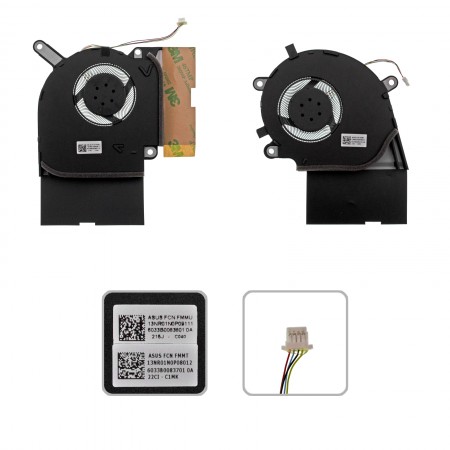 13NR01I0P02111, 13NR01I0P01012 gyári új hűtés, 12V ventilátor (párban)