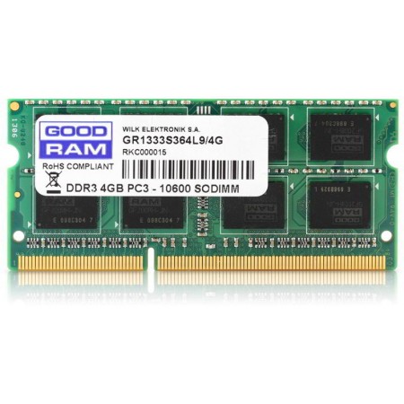 GoodRAM CL11 8GB DDR3L 1600MHz laptop memória (GR1600S3V64L11/8G)
