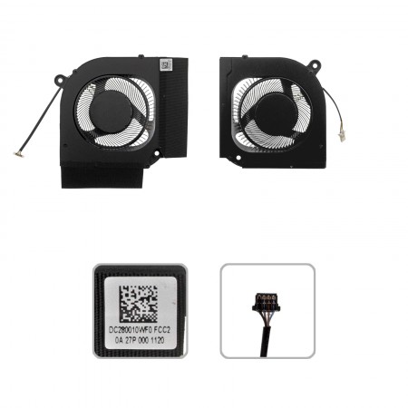 DC280010VF0, DC280010WF0 gyári új hűtés, ventilátor (párban)