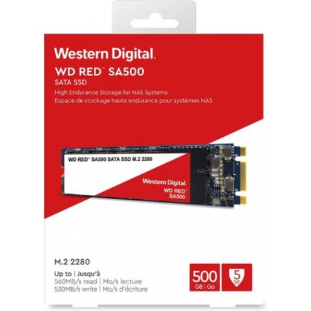 WD SA500 500GB M.2 2280 M.2 (SATA) SSD (WDS500G1R0B)