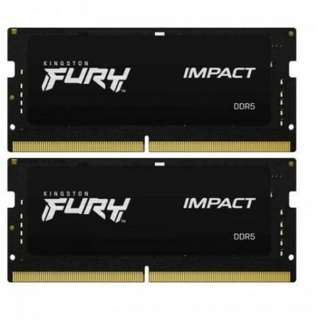 Kingston Fury Impact CL38 32GB (2x16GB) DDR5 4800MHz laptop memória (KF548S38IBK2-32)