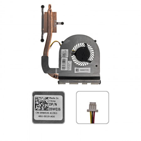 9W0J6 használt komplett hűtés (5V)
