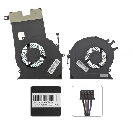 931576-001, 931577-001 gyári új hűtés, ventilátor (párban) (5V)