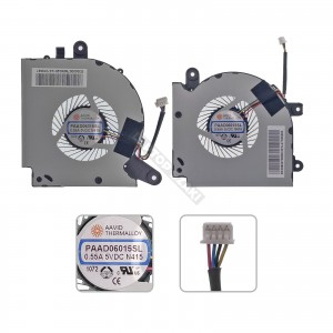 MSI GF75 Thin 10SCXR gy&aacute;ri &uacute;j hűt&eacute;s, ventil&aacute;tor (p&aacute;rban) (5V)