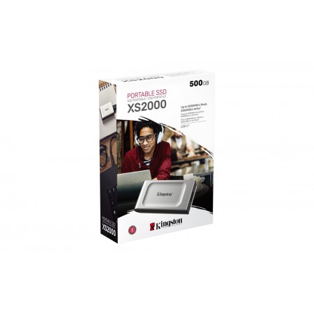 Kingston 500GB USB-C külső SSD (SXS2000/500G)