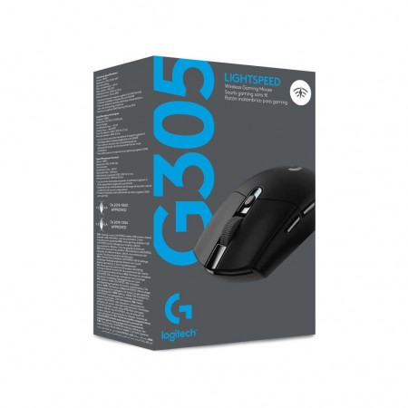 Logitech G305 LIGHTSPEED vezeték nélküli optikai Gaming egér fekete (910-005282 / 910-005283)